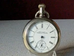 Handsome 18S Waltham Crescent Street 21J Antique Of Pocket Watch Keeps Time. Fixed Price $245.94.