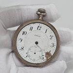 Doxa Hors Concours .800 Silver Pocket Watch Liege 1905, Medaille Milan 1906. Fixed Price $125.00.