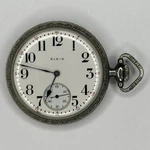 Vintage Elgin Grade 312 Pocket Watch Sidewinder 16S 15J - Runs Slow. Fixed Price $89.99.