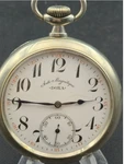Huge 67MM Doxa Goliath Pocket Watch - 1905 Gold Medal Argentan Running. Fixed Price $235.00.