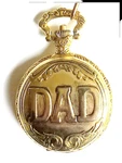 Details Quartz Full Hunter Pocket Watch "dad" In 3-D Case. Fixed Price $49.95.