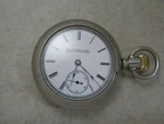 Elgin- 3177993- Runs- 1889- Model 18S- 11J- Hunting- Pocket Watch. Fixed Price $200.00.