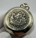 Molnija Pocket Watch 300 Years Russian Navy 1696-1996 Vintage Ussr Rare Murmansk. Fixed Price $125.00.