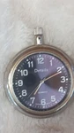Details Quartz Stainless Steel Silver Pocket Watch Black Dial Analog DT1943. Fixed Price $40.00.