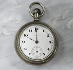 Antique 1917 Elgin Open Face Silveroid Pocket Watch 18S 17J 5-F482. Fixed Price $99.99.