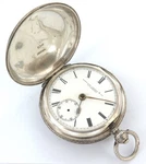 C1885 "stewart Dawson & Co, Liverpool" Key Wind Sterling Silver Pocket Watch. Fixed Price $216.39.