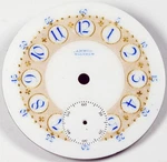 Waltham 18 Size Telephone Style Numeral Fancy Pocket Watch Dial. Fixed Price $245.00.