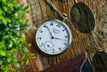 Vintage Movado Pocket Watch Chronometre 15 Jewels, "winged Wheel Logo". Fixed Price $350.00.