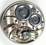 Illinois 23 Jewel 12S Grade 410 Diamond Endstone Private Label Pocket Watch Mvt. Fixed Price $450.00.