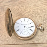 Antique Washington Watch Co Senate Pocket 16S 17J 175 Etched Not Working. Fixed Price $239.99.
