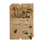 Vintage 1875 Folder Pocket Calendar Munn & Co. Scientific American Gun Dog Frog. Fixed Price $12.50.