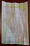 Buffalo New York Folding Pocket Map C. 1895 Rand Mcnally Co. Detailed City Plan. Fixed Price $100.00.