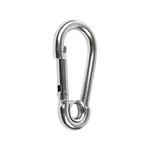 Marine City Stainless Steel 2-3/4" Carabiner Clip Snap Hook With Ring. Fixed Price $17.99.
