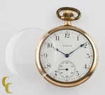 Gold Filled Elgin Antique Open Face Pocket Watch Gr 291 16S 7 Jewel. Fixed Price $475.00.