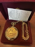 Mint 54MM Westclox Usa Railroad Train Vintage Pocket Watch. Fixed Price $170.00.