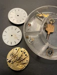 Parts Repair Dimier Freres Cie D.f. & C. Key Wind Pocket Watch E. Shortsinger. Fixed Price $26.99.