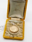 Antique Pocket Watch Waltham Orig Box Fancy Hunter Case 20 Yr G.f. 1.5". Fixed Price $150.00.