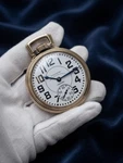 Rare Waltham Premier Vanguard Pocket Watch 23 Jewels Railroad Grade 10K Gf. Fixed Price $895.99.