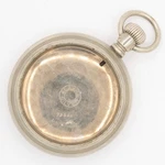 Philadelphia 18 Size Nickel Alloy Antique Pocket Watch Case W/ Train Motif. Fixed Price $60.00.