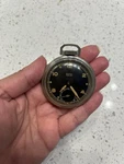 Vintage 1956 Black Dial Westclox Pocket Ben Watch Working. Fixed Price $60.00.