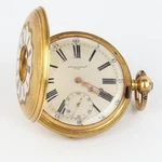 Antique Grandjean Locle Men's 18K Yellow Gold Pocket Watch. Fixed Price $4999.00.