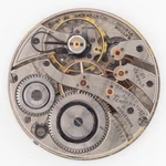 Burlington Railroad Grade 107 16-SIZE Antique Pocket Watch Movement, Keeps Time. Fixed Price $125.00.