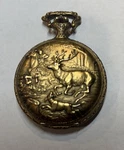 Vintage 1970'S Bulova Caravelle Mechanical Pocket Watch - Hunter Design. Fixed Price $69.90.