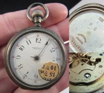 Tiffany & Co. Pocket Watch Rare Ladies 0,935 Sterling Case New York Bear Mark!. Fixed Price $899.99.