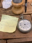 Elgin Railroad Pocket Watch 18S 17J Grade 240 Lever Nickel Case Train Engrav. Fixed Price $200.00.