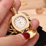Pocket Watch W/chain Gold Plated Analog Quartz Movement Luxury Present Mens Boys. Fixed Price $8.99.