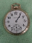 1925 Hamilton 992 16S 21J Gf Railroad Grade Pocket Watch. Fixed Price $400.00.