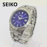 Seiko Kinematic 5M62-0A20 Men's Watch Blue Dial Used SA419. Fixed Price $103.63.