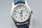 Near Mint Hamilton Khaki 9797 33MM White Dial Military Quartz Men's Watch. Fixed Price $289.90.
