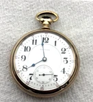Waltham Pocket Watch, 18S, 21J, Rr Grade, Crescent St, Vtg 1901 Gf, Serviced. Fixed Price $349.95.