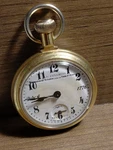Vintage Westclox Bicentennial Dollar Pocket Watch Runs Has Consitution Dial. Fixed Price $40.00.