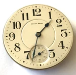 Vintage 16S South Bend Pocket Watch Movement 21 Jewels 8 Adjustments. Fixed Price $130.00.