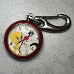 Vintage Armitron Looney Tunes Sylvester & Tweety Quartz Pocket Fob Watch. Fixed Price $29.99.