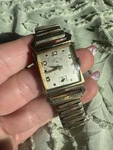 Vintage Lord Elgin Tank Watch 14K Gold Filled Art Deco Small Seconds Untested. Fixed Price $450.00.