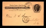 1898 Wil & Columbia Rpo Card - L23355. Fixed Price $6.99.