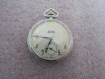 Vintage Art Deco Gruen Semithin 16 Jewels CAL.758 Pocket Watch. Fixed Price $175.00.