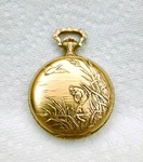 Andre' Rivalle Pocket Watch 17 Jewels Swiss Made Bird Duck Dog. Fixed Price $149.99.