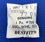 Heuer 7700 Part # 705/1211 Escape Wheel By Bestfit. Sealed. Nos 4-6. Fixed Price $51.20.
