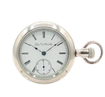 Antique Size 1890 Elgin Mechanical Hunter Config. Pocket Watch 10 Usa. Fixed Price $118.65.