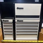 Metal Snap-on White Miniature Chest Tool Box 3 Piece Set Jewelry. Fixed Price $369.99.