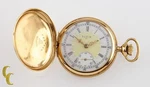 Elgin Antique Mini Hunter 18K Yellow Gold Pocket Watch Gr 208 Size 7 Jewel. Fixed Price $5000.00.