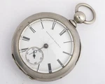 Antique Elgin Kwks Pocket Watch H.h. Taylor 18 Size 15 Jewel W/dueber Silverine. Fixed Price $195.00.