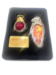 Franklin Mistress Of Fire Collectible Pocket Watch, Knife & Metal Box #0251/5000. Fixed Price $49.95.