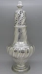 English London C.1845 Sterling Silver Record Huge Muffineer Sugar Shaker Rare. Fixed Price $1499.00.