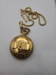 Hanslin Quartz Pocket Watch Gold Tone Dad New Battery Working. Fixed Price $14.99.