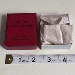 Vtg Tip Top Wind Up Pentagon Pocket Watch Empty Box New Haven CL0CK Co. Fixed Price $17.99.